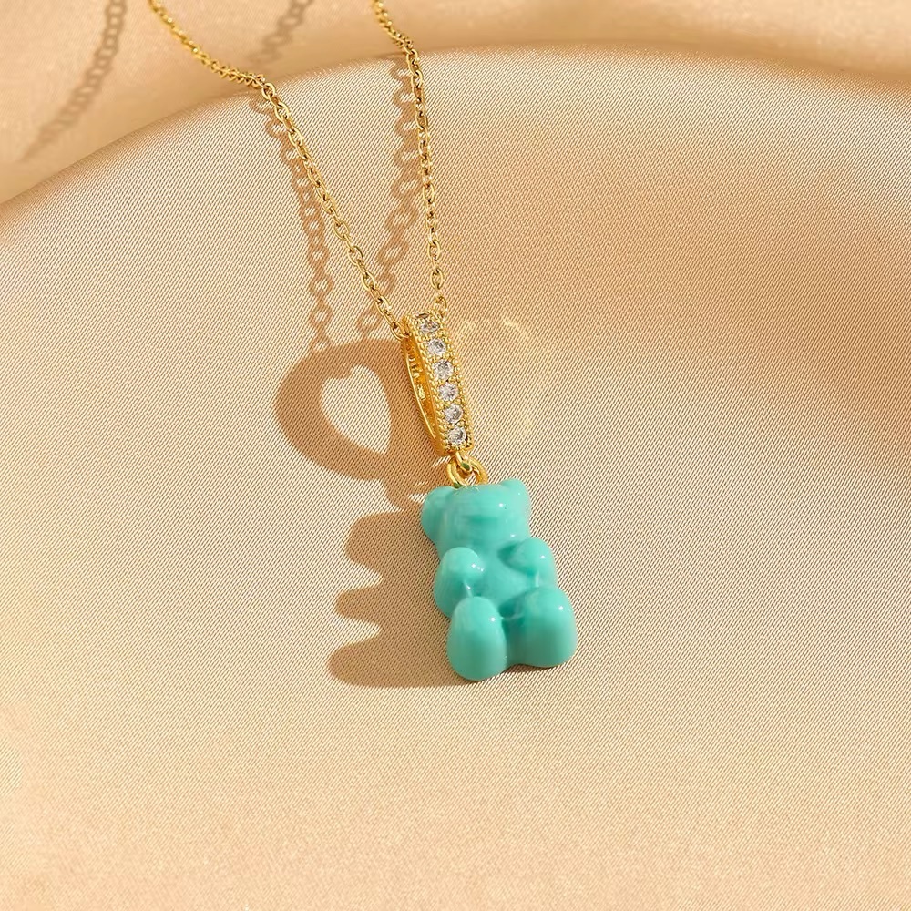 Bear pendant necklace set - Picture 4 of 8